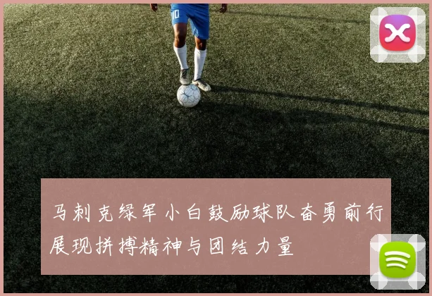 马刺克绿军小白鼓励球队奋勇前行展现拼搏精神与团结力量